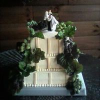 Grape Wedding Cake 
