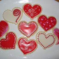 Valentine Hearts No-Fail Sugar Cookies for Valentine's day!