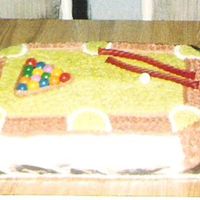 Cousin's Pool Table Birthday Cake 