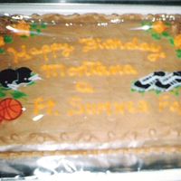 Friend's Grandson Sports Birthday Cake 