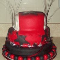 Academy Cake made for an event for work. i put fondant on it and then put crushed pineapple between the layers! yummy!