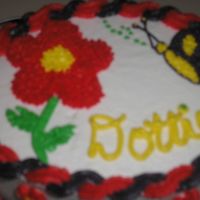 For A Friend's Little Girl's 1St Birthday didnt really get a good picture of this one but heres a top view. i wanted something cute but didnt have much time so my colors were off (...