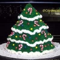 Xmas Tree I made two of these cakes last year for Christmas!