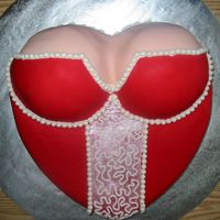 Boob Cake I made this for my stepdad's 50th Birthday (at my mom's request). He loved it. It is devil's food cake, iced in buttercream...