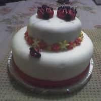 Ladybug Cake I made this cake for a coworker who was leaving for a new job. She loves ladybugs. The top layer is a 4" round and the bottom is a 6&...