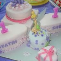 Tinkerbell 1St Brthday For Twins A Tinkerbell cake for my twin daughters', I wanted each girl to have her own cake yet be united in a way. Tinkerbell's a tree...
