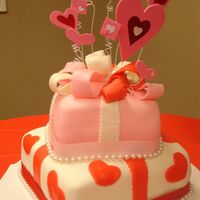 Valentine 1St Birthday MMF ... I made the heart things from foam... :)