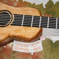 Acoustic Guitar fondant covered