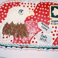 Getting Shipped Out This is the most dumbest cake I have ever done. I like the overall image that I had in my mind. But somehow none of the frosting would not...