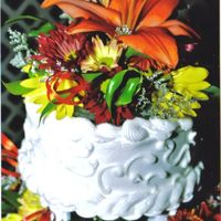 Autumn Flowers Closer Look Here is the top of one of the cakes......gives a closer look at it!