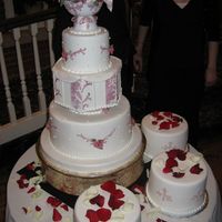 My Wedding Cake I'm not the best at coming up with my own ideas, and ended up basing this cake off of Robin Van Hoozer's Midnight Glamour cake,...