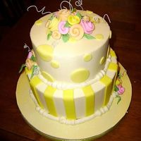 Linda 6/8 whie cake with buttercream filling and icing. All decorations fondant with wire accents. Thanks for looking