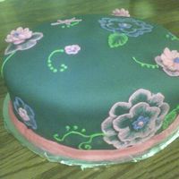 Brushed Embroidery On Fondant 