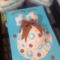 Pregnant Belly Cake 
