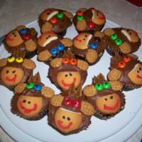 Monkey Cupcakes These were decorated by my stepdaughter. They were so easy and cute!