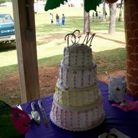 Wedding Cake So, it wasn't perfect, but I made my own wedding cake! Everyone said I was crazy for making my own wedding cake, but I did it, anyway...