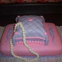 Princess Cake I made this cake for my niece's 13th birthday, however, I forgot to take a picture with the RI tiara on top of the pillow : ( White...