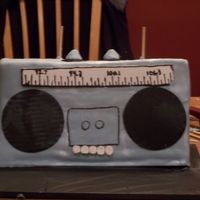 Ron's Boom Box This was made for an 80's themed party. I attached the handle after I took the pick!