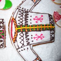 Christmas Sweater free hand sweater
