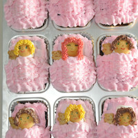 Sweet Dreams little cakes with butter cream icing.