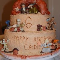 Indiana Jones For my nephew's 6th birthday. Thanks for all the ideas found on CC.Used buttercream, crushes vanilla wafers for the "dirt",...