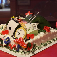 Alice In Wonderland Cake 