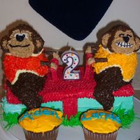 Monkeys On A Seesaw This was one of my very first cakes. It was when my two little "monkeys" were turning two. :) I didn't have the right pans,...