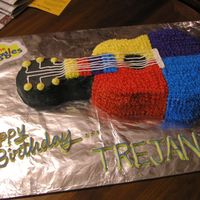 Wiggles Guitar Cake I got inspiration from another decorator on this site for my nephew's 3rd birthday this year. He went crazy when he saw the "...