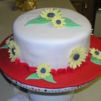 Fondant Gumpaste Course Hat Cake I went with a classic red hat for my final project for the Wilton Fondant & Gumpaste class. It's a fondant covered board with a 8&...