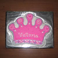 Princess Crown I made this cake for my oldest daughter who turned 3 last month. We are very much into the Disney Princesses but she really insisted on a...