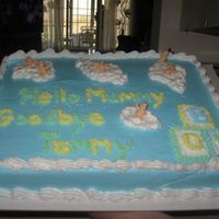 Baby Shower Cake! Made this cake for a friend!
