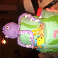 Under The Sea under the sea cake trail run.... the second cake was much better..