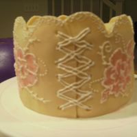 Dress Cake Top Portion of cake