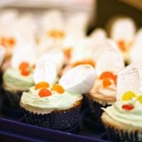 Bunny Cupcakes Simple bunny cupcakes for Easter. Pound cake cupcakes, whipped cream cheese icing, marshmallow & candy decorations. Inspired by several...