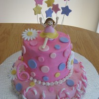 Gymnastics Cake Decorations made out of MMF