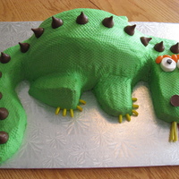 Dragon Cake What a fun cake to make! Used the scale template.