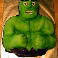 Incredible Hulk... A Young Kid Friendly Version I'm not crazy about this one, it just didn't turn out the way I wanted it.