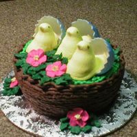 Easter - Spring Cake Buttercream - Gumpaste Egg Shells - PEEPS
