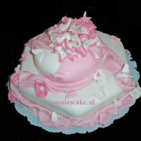 Butterfly Hello everyone,my son's girlfriend is celebrating her 17th birthday.And this is the cake i made for her.It is filled with chocolate...