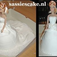 Bride To Be Hello,for a bride to be is was asigned to make something very special,a Barbie bride.The cake is covered with sugarpaste and filled with...