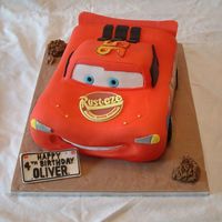 Cars Lightning Mcqueen I have been waiting for someone to ask me to make this cake forever! finally, a customer did & I wanted to give it full attention to...
