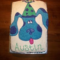 Blue's Clues My nephew is just crazy about Blue! I couldn't find a cake pan in town and didn't have enough time to order one online...so, I...