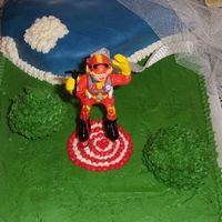 Skydiving Cake Buttercream and fondant with chocolate cake and truffle fudge filling. I love to bake and have only recently begun to experiment with the...