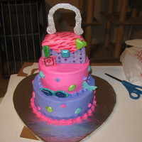 Little Girls Birthday Based on party invitation. Was for 2 little girls birthdays.