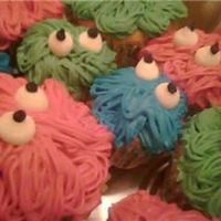 Closeup Monster Cupcakes This is just a close up so you can see a little better- I've got to get a real camera!