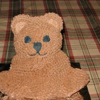 My First 3D Bear This was my 3rd attempt. my first two did not turn out. I was very relieved when the third time the pan filled out properly.