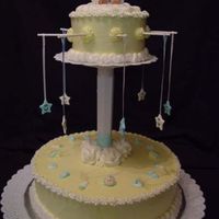 Baby's Sweet Dreams. This was a baby shower cake I made for my sister.
