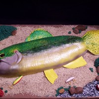 Trout Gumpaste and fondant decorations