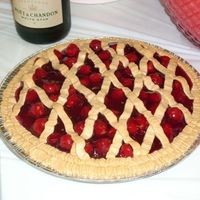 Cherry Pie Groom's Cake This is one of 2 cherry pie chocolate cakes that I made for our wedding 07/07/07. A special THANK YOU to simplyelegant for the inspiration...