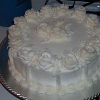 Momsday.jpg For my mom on Mother's Day...my attempt at the Wilton Majestic Roses design. All buttercream icing.